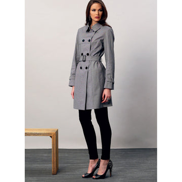 Vogue Misses' Coat and Belt V8884 - Sewing Pattern