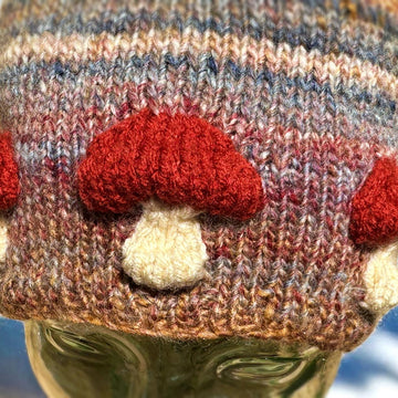 Mushroom Beanie Winter Hat