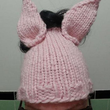 Bunny Love Ponytail Hat