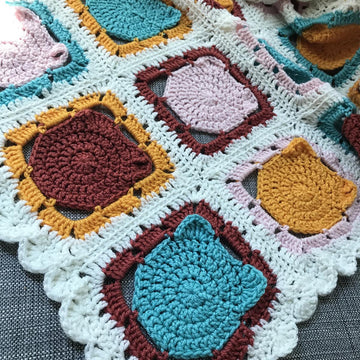 Kitty Cat Granny Square