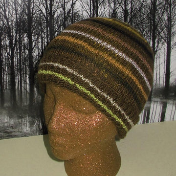 Small Stripe Beanie hat knitting pattern