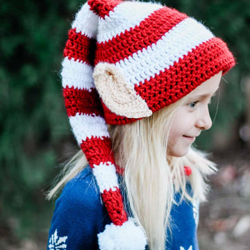 Santa's Little Helper Elf Hat with Ears