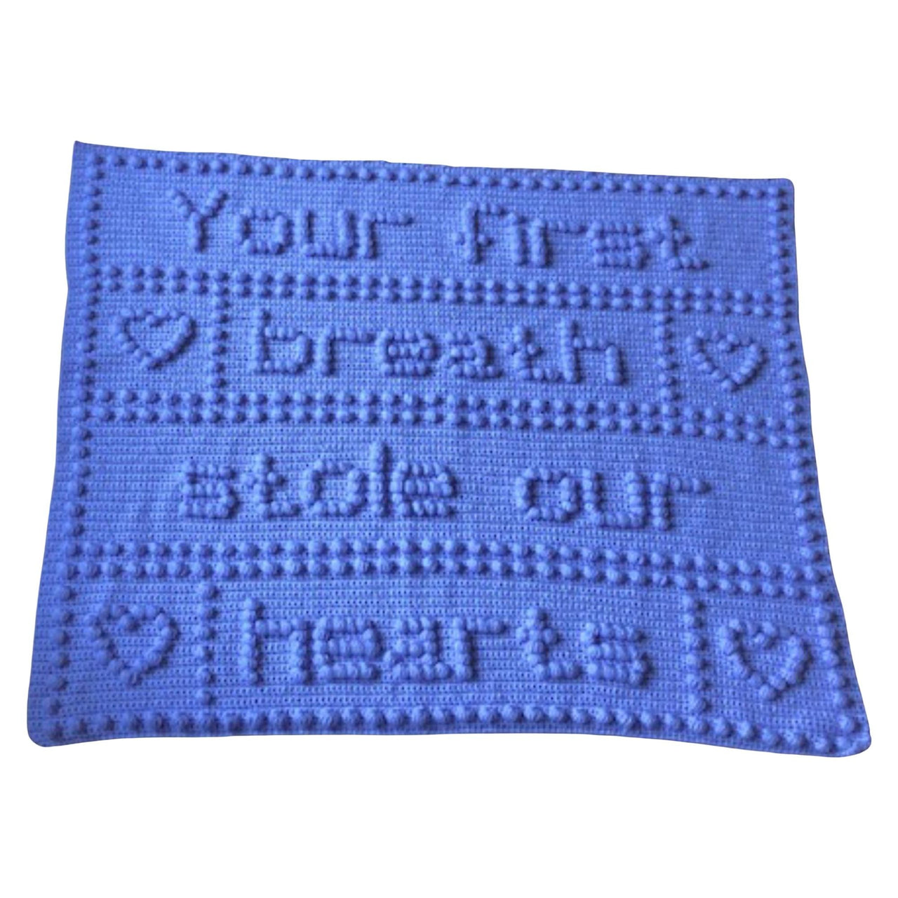 Your First Breath Baby Blanket Crochet Pattern