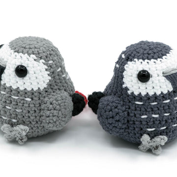 Amigurumi African Grey Parrot