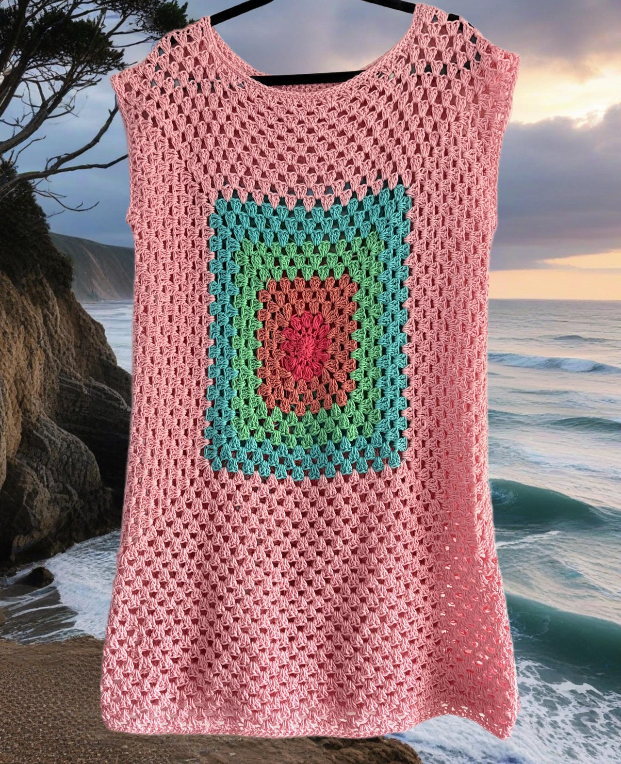 Holiday Crochet Dress