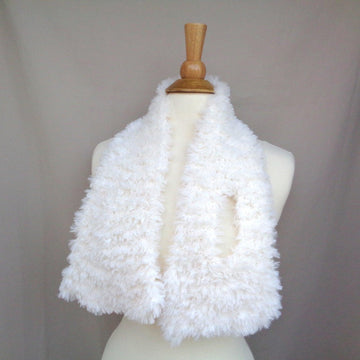 Fluffy Keyhole Scarf
