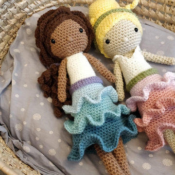 Bianca and Luna Dolls Crochet Amigurumi