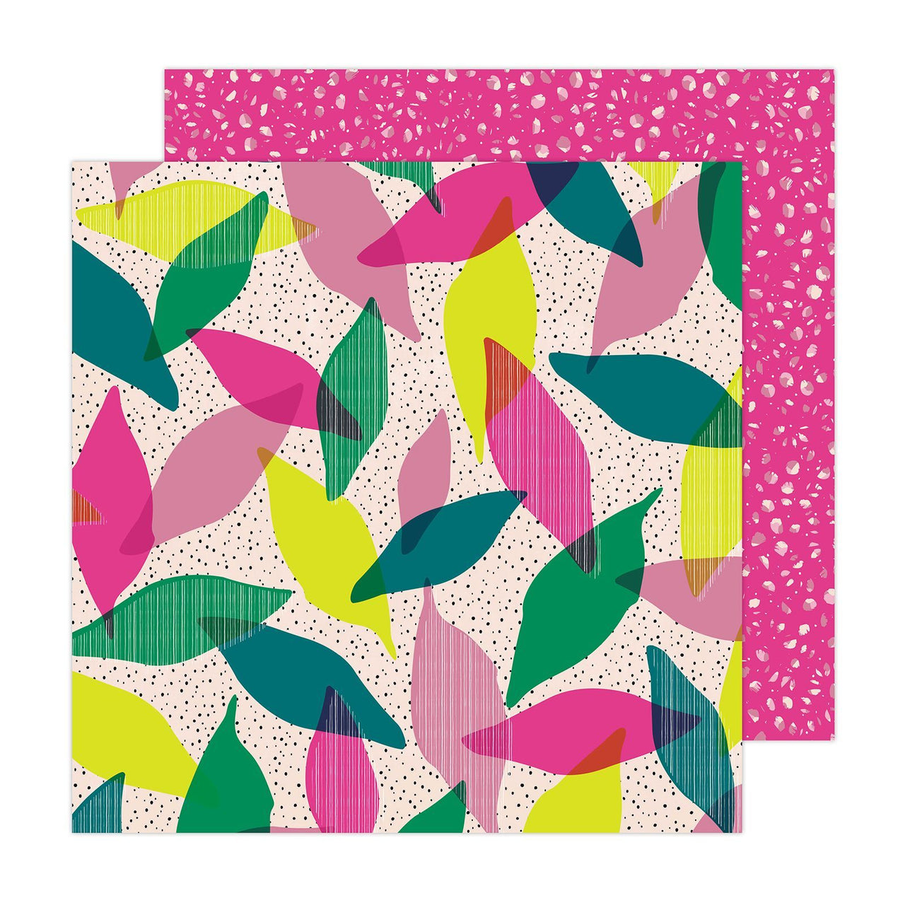 American Crafts Amy Tangerine - Brave + Bold Paper 12"x12" Cardstock