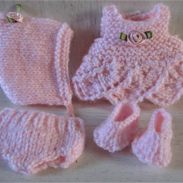 5" Doll Fancy Hem Dress