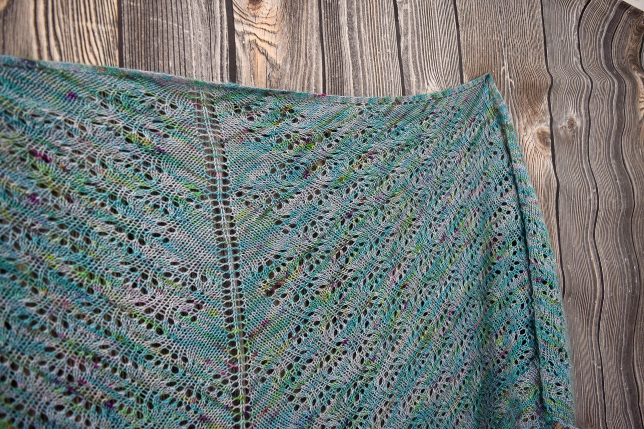 Wild Rhodies Shawl