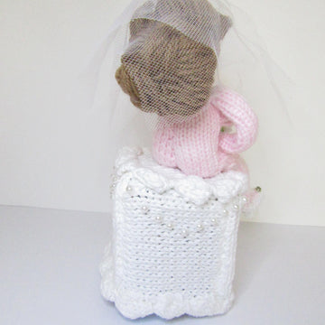 Blushing Shy Bride on Wedding Cake Chocolate Orange Cover Cosy