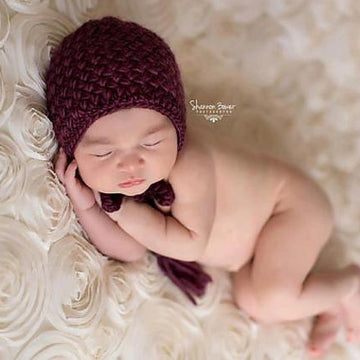 #41 Newborn full weave bonnet