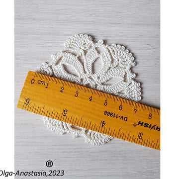 Openwork antique flower