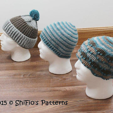 Crochet pattern Highland Hats #333