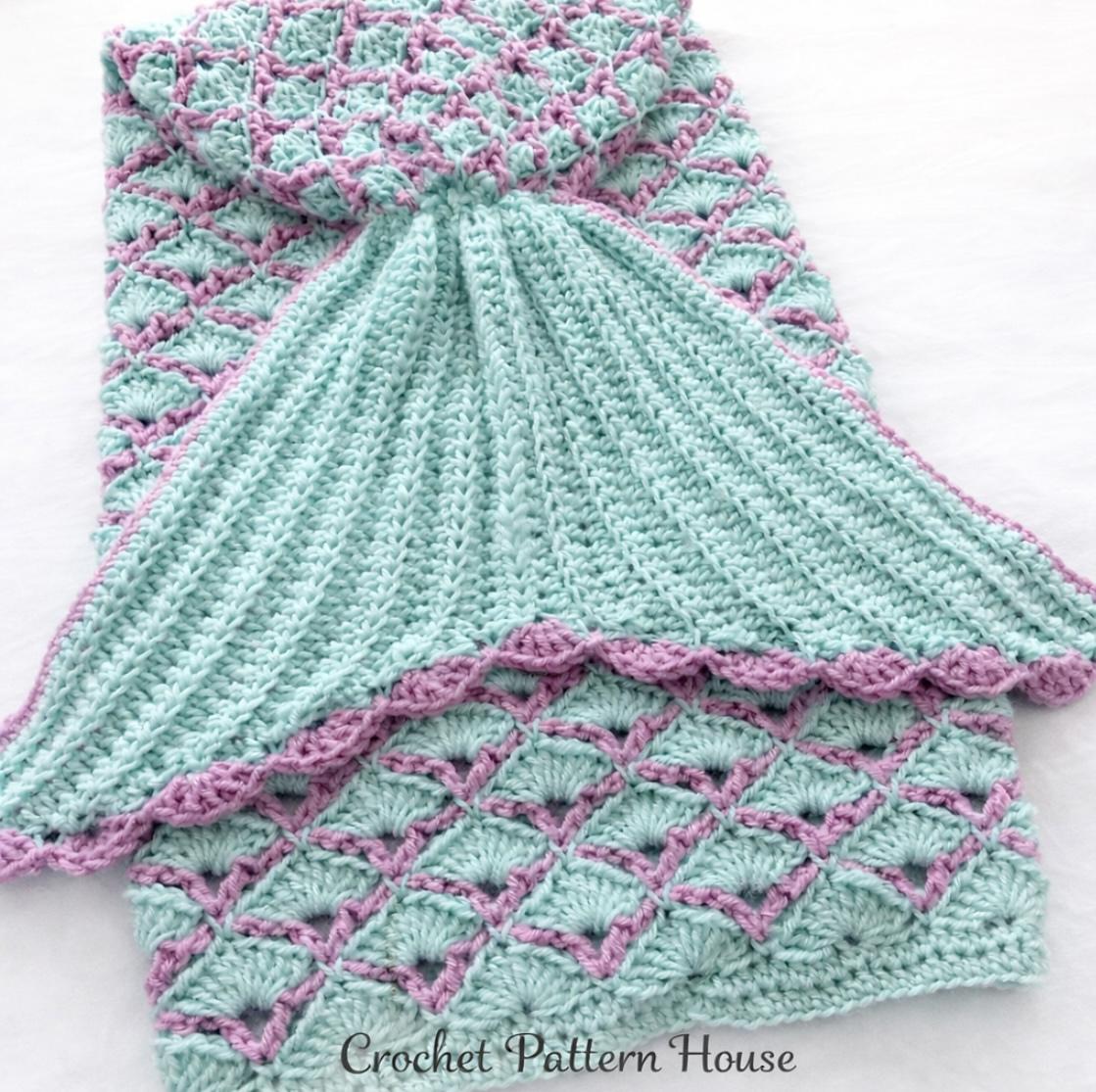 Mermaid Dreams Tail Blanket