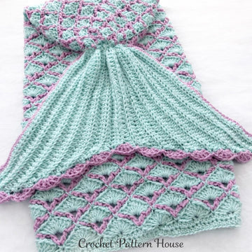 Mermaid Dreams Tail Blanket