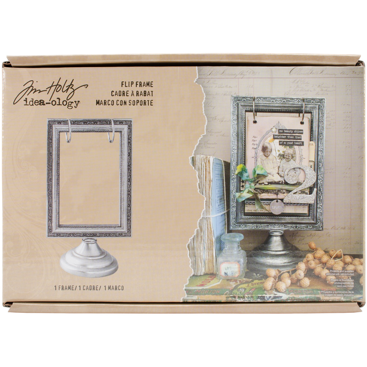 Advantus Idea-Ology Metal Flip Frame W/Stand 10.375" - 120251