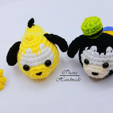 Baby Pluto and Baby Goofy