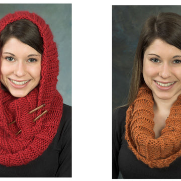 Ribbed Cowl in Plymouth Baby Alpaca Grande - F297