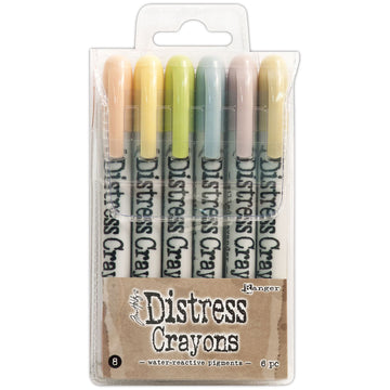 Ranger Tim Holtz Distress Crayon Set - Set #8