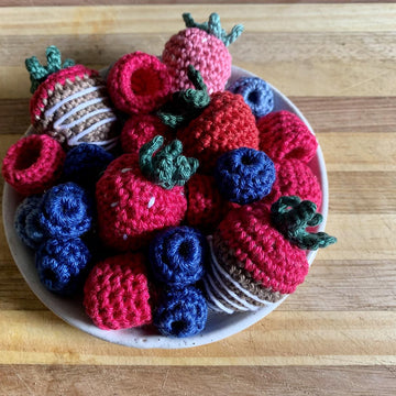 Crochet Strawberries Pattern