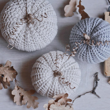 Fall Crochet Pattern for Three Harvest Pumpkins