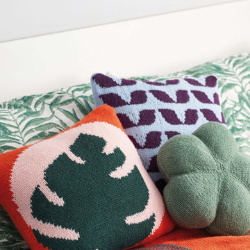 Green House Cushion in Rowan Pure Wool Superwash Worsted - ZB299-00005-FR - Downloadable PDF
