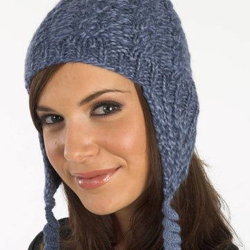 Peruvian Hat in Plymouth Baby Alpaca Grande - F159