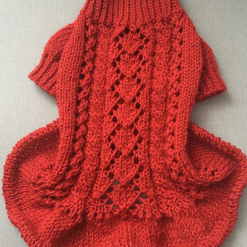 Blue Knitted Dress for Dogs