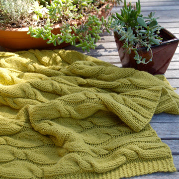 Chunky Cable Blanket