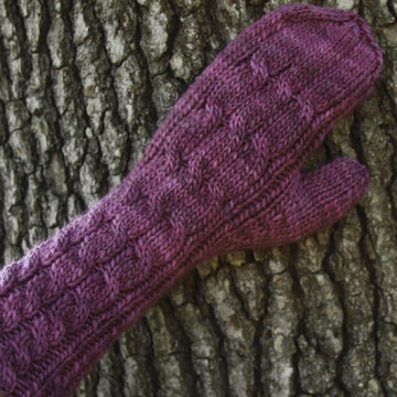 Cascading Cables Mitts and Mittens