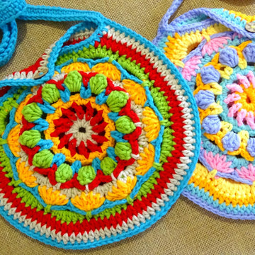 Crochet Mandala Shoulder Bag