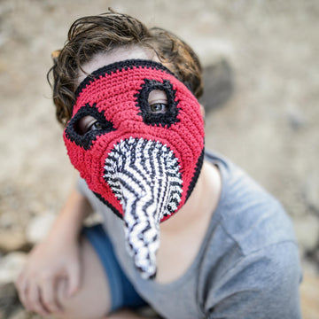 Electric Waves Plague Mask
