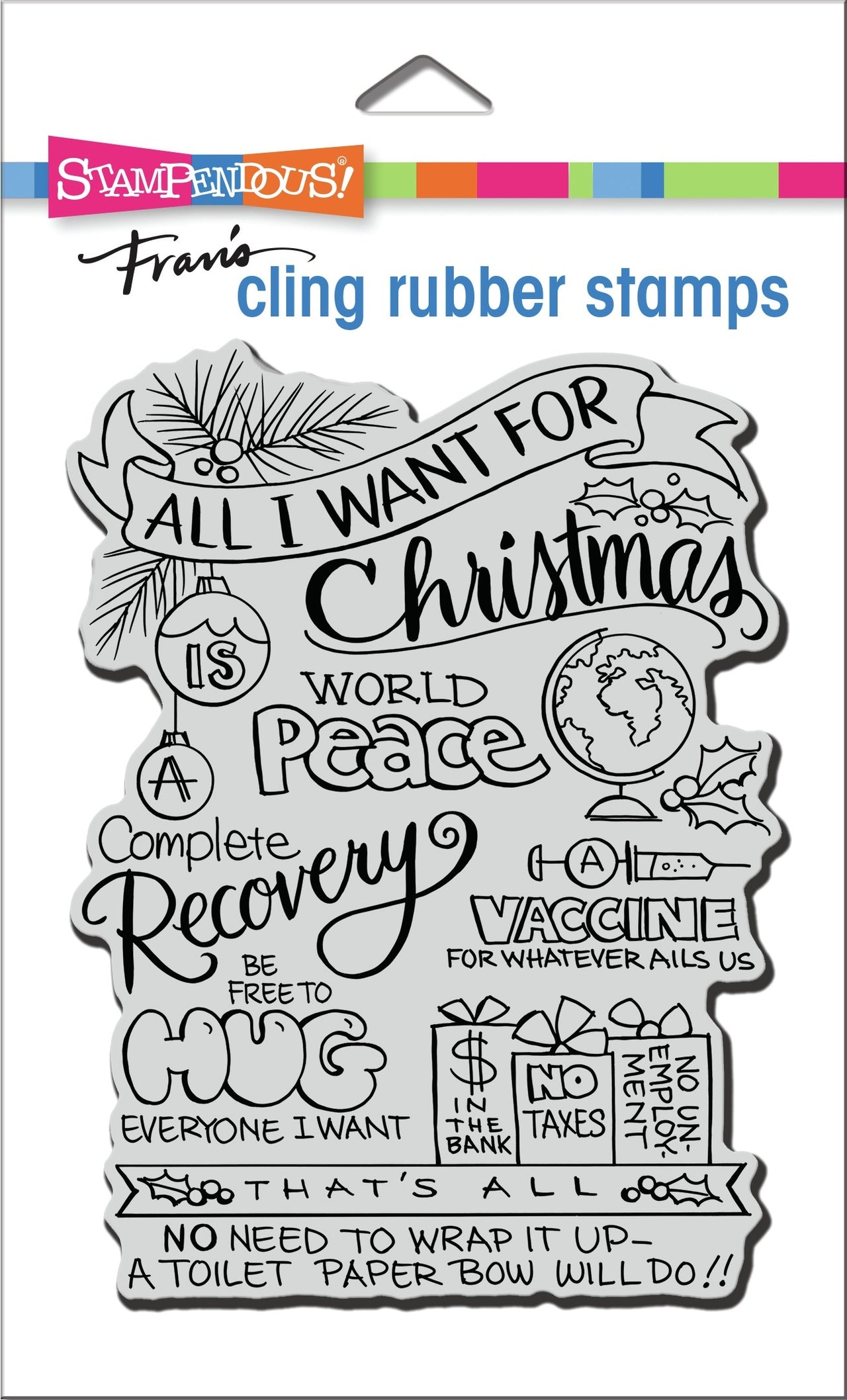 Stampendous Cling Stamp - All For Christmas