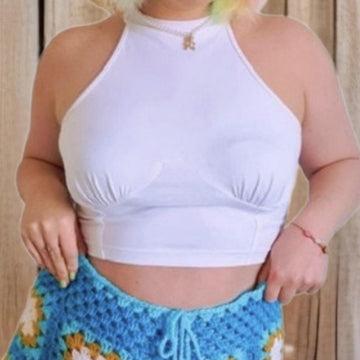 Granny Square Crochet Mini Skirt