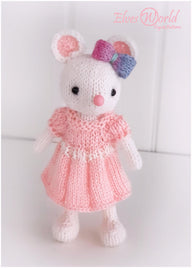 Baby girl mouse Valentine