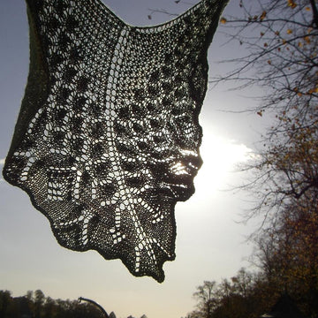 Butterfly forest shawl