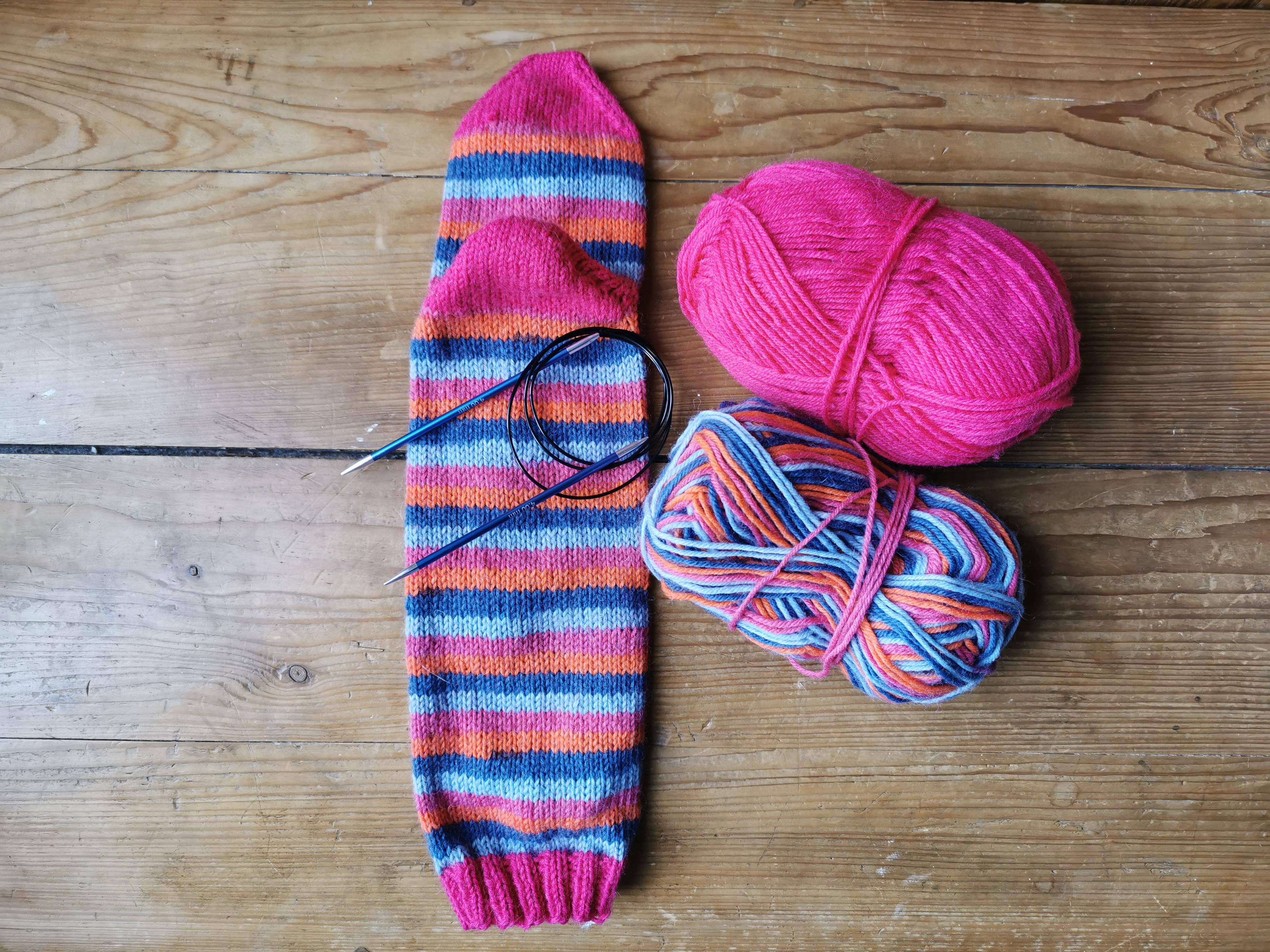 Slouchy Stripes Boot Socks
