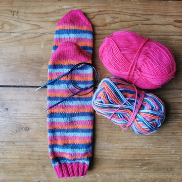 Slouchy Stripes Boot Socks