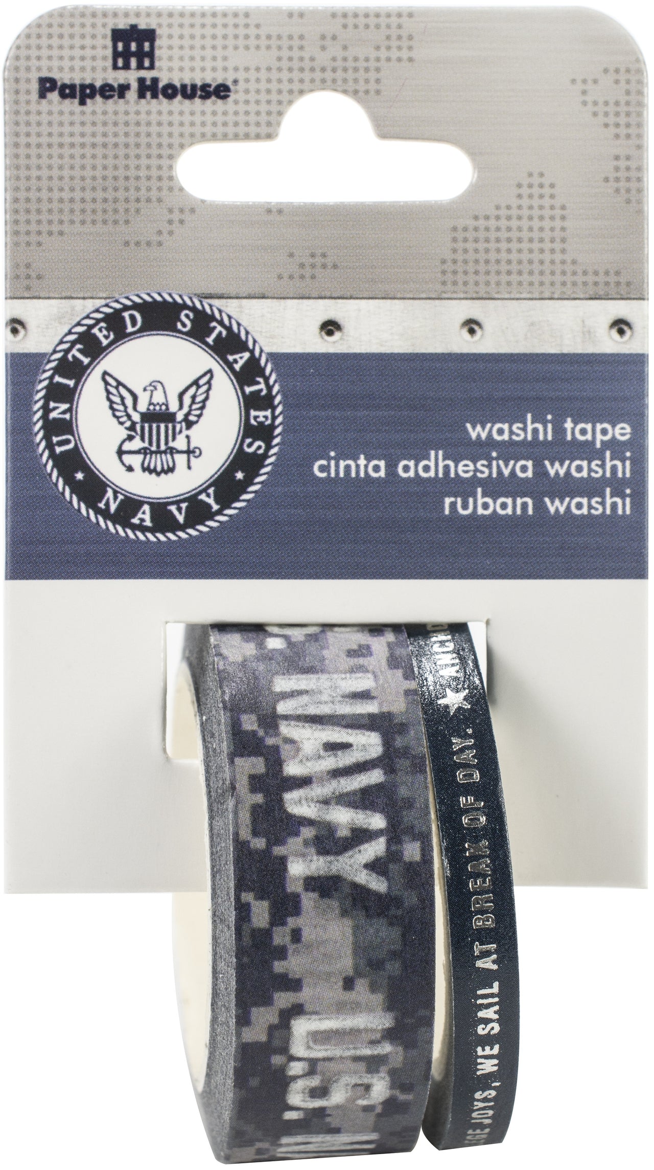 Paper House Washi Tape 2/Pkg - US Navy