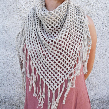 Barley seed shawl