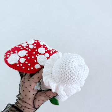 Fly Agaric mushrooms crochet penis