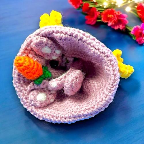 Easter Reversible Rabbit and Chicken Crochet Pattern (PDF)