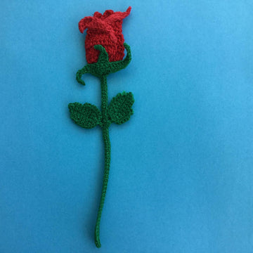 Rosebud Applique or Bookmark