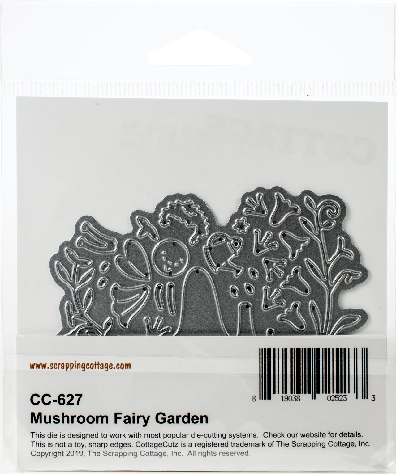 CottageCutz Dies - Mushroom Fairy Garden 2.5"X2.9"