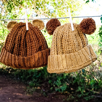 Regal Ridge Crochet Beanie