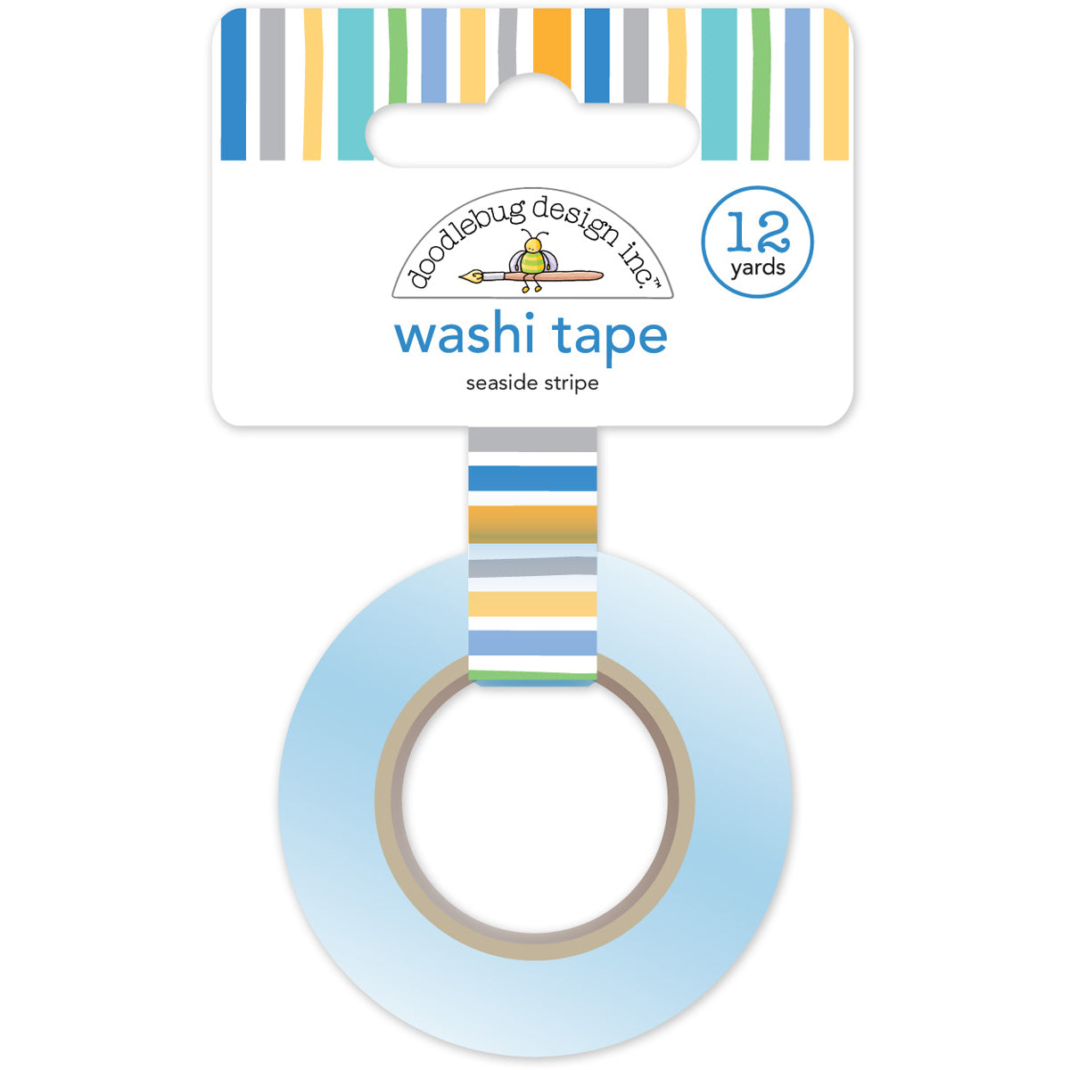 Doodlebug Washi Tape 15mmX12yd - Seaside