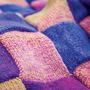Motley Entrelac Blanket
