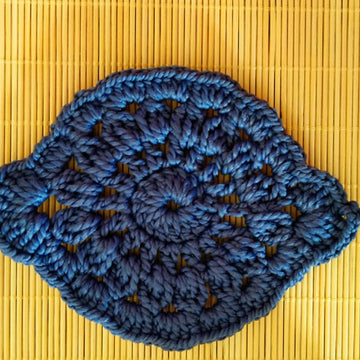 Crochet Oval Coaster Pattern with Video Tutorial and Matching Holder