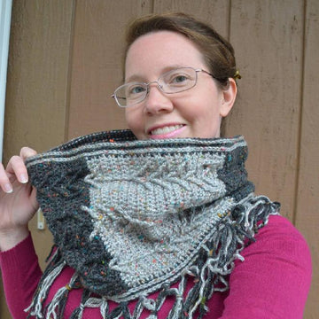 "Boho Chic" Arrow Fringed Cowl